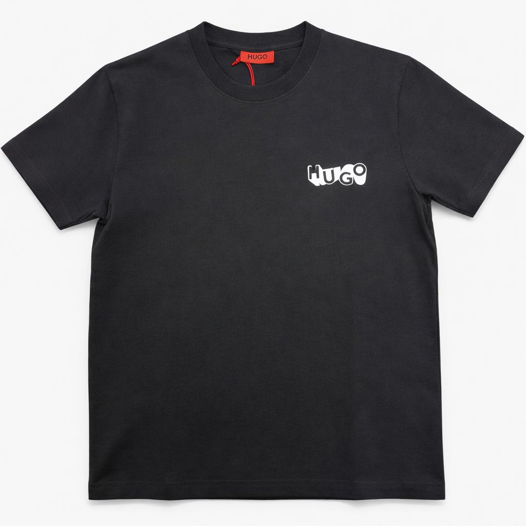 Tricou Premium Alb cu Accent Negru